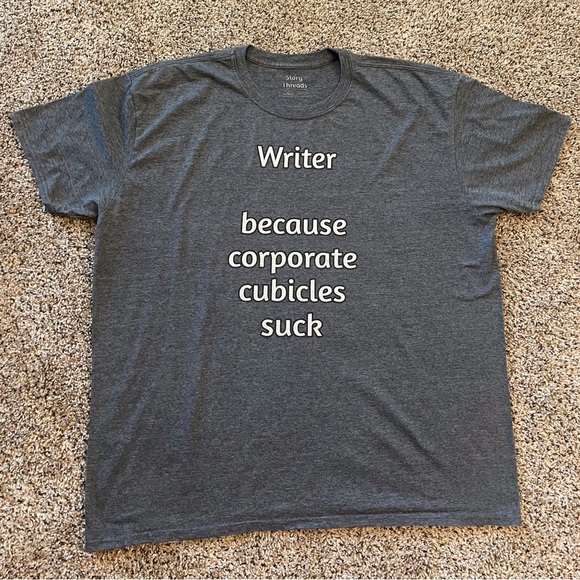 Story Threads Graphic T-Shirt- Size 2X - Picture 1 of 3